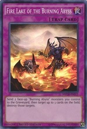 Fire Lake of the Burning Abyss (SE) [NECH-ENS12] Super Rare - Yu-Gi-Oh! - Card Brawlers | Quebec | Canada |