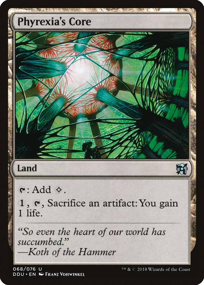 Phyrexia's Core [Duel Decks: Elves vs. Inventors] - Magic: The Gathering - Card Brawlers | Quebec | Canada |