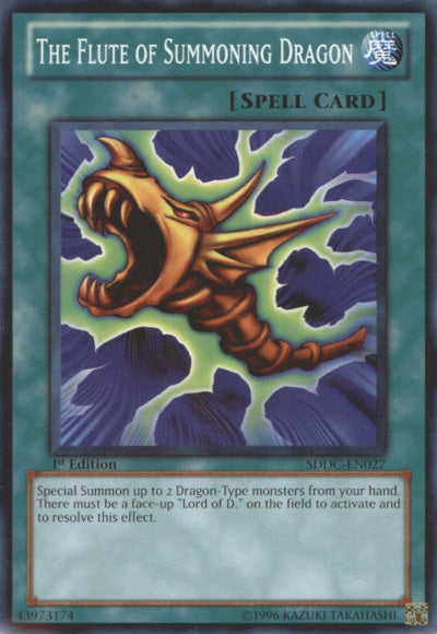 The Flute of Summoning Dragon [SDDC-EN027] Common - Yu-Gi-Oh! - Card Brawlers | Quebec | Canada |