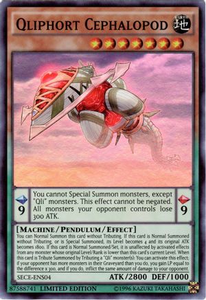 Qliphort Cephalopod [SECE-ENS04] Super Rare - Yu-Gi-Oh! - Card Brawlers | Quebec | Canada |