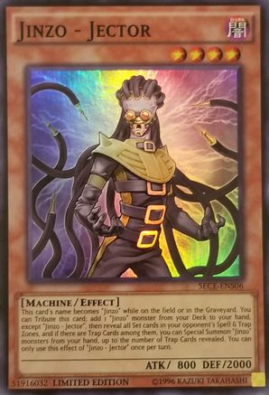 Jinzo - Jector [SECE-ENS06] Super Rare - Yu-Gi-Oh! - Card Brawlers | Quebec | Canada |