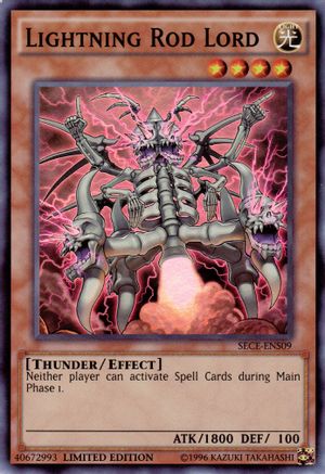 Lightning Rod Lord [SECE-ENS09] Super Rare - Yu-Gi-Oh! - Card Brawlers | Quebec | Canada |