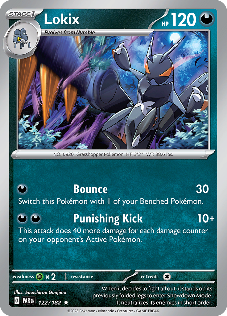 Lokix (122/182) [Scarlet & Violet: Paradox Rift] - Pokémon - Card Brawlers | Quebec | Canada |