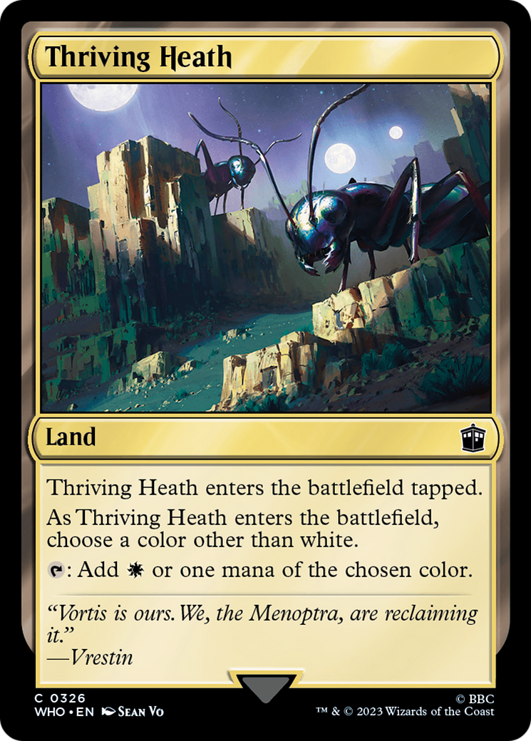 Thriving Heath [Doctor Who] - Magic: The Gathering - Card Brawlers | Quebec | Canada |