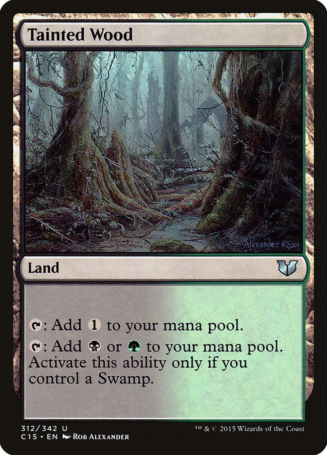Tainted Wood [Commander 2015] - Magic: The Gathering - Card Brawlers | Quebec | Canada |