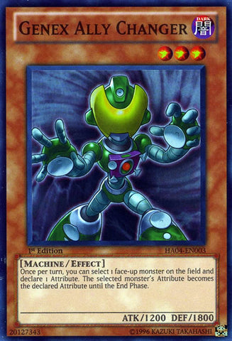 Genex Ally Changer [HA04-EN003] Super Rare - Yu-Gi-Oh! - Card Brawlers | Quebec | Canada |
