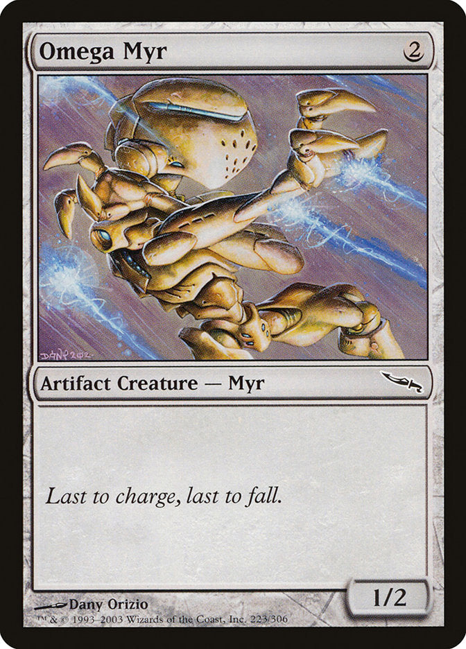Omega Myr [Mirrodin] - Magic: The Gathering - Card Brawlers | Quebec | Canada |