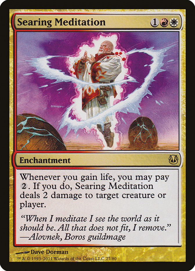 Searing Meditation [Duel Decks: Ajani vs. Nicol Bolas] - Magic: The Gathering - Card Brawlers | Quebec | Canada |