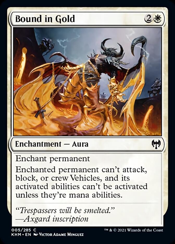 Bound in Gold [Kaldheim] - Magic: The Gathering - Card Brawlers | Quebec | Canada |