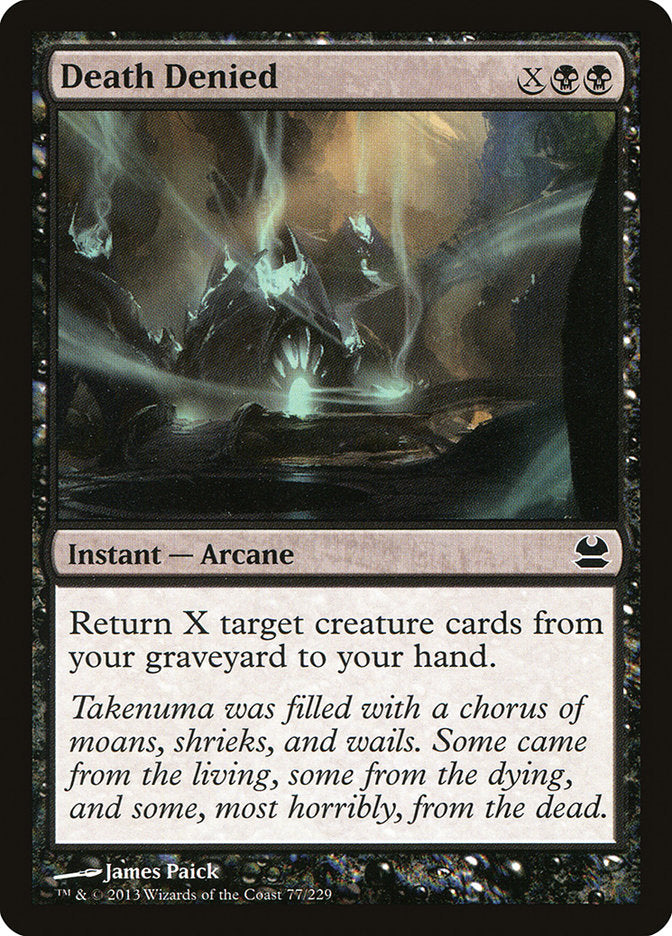 Death Denied [Modern Masters] - Magic: The Gathering - Card Brawlers | Quebec | Canada |