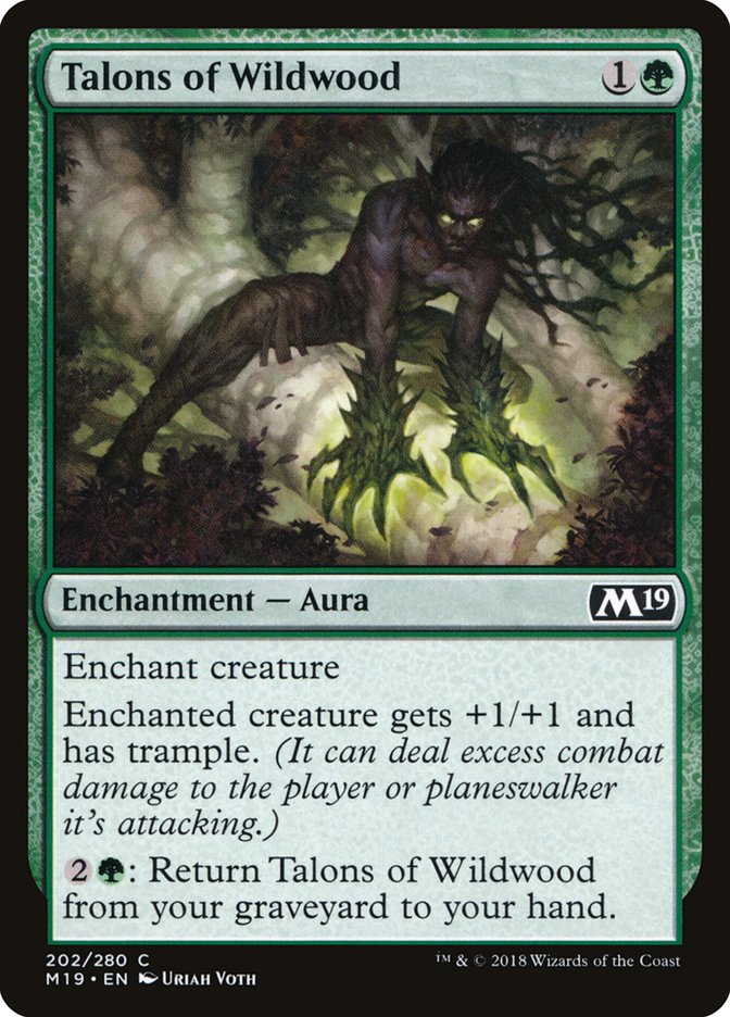 Talons of Wildwood [Core Set 2019] - Magic: The Gathering - Card Brawlers | Quebec | Canada |