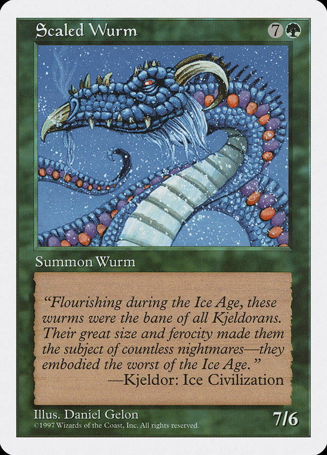 Scaled Wurm [Fifth Edition] - Magic: The Gathering - Card Brawlers | Quebec | Canada |