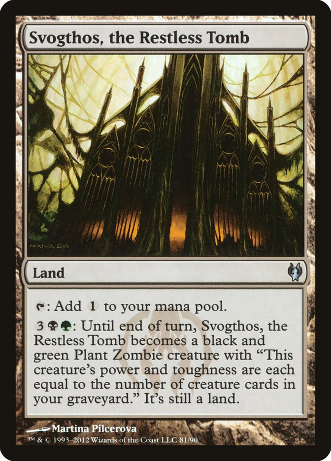 Svogthos, the Restless Tomb [Duel Decks: Izzet vs. Golgari] - Magic: The Gathering - Card Brawlers | Quebec | Canada |