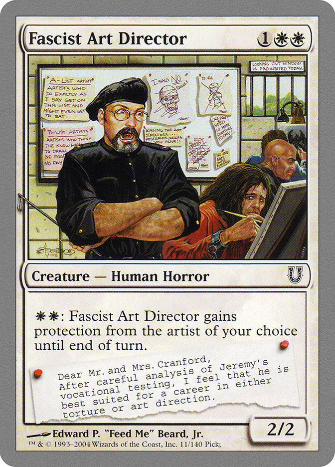 Fascist Art Director [Unhinged] - Magic: The Gathering - Card Brawlers | Quebec | Canada |