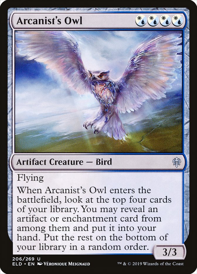 Arcanist's Owl [Throne of Eldraine] - Magic: The Gathering - Card Brawlers | Quebec | Canada |