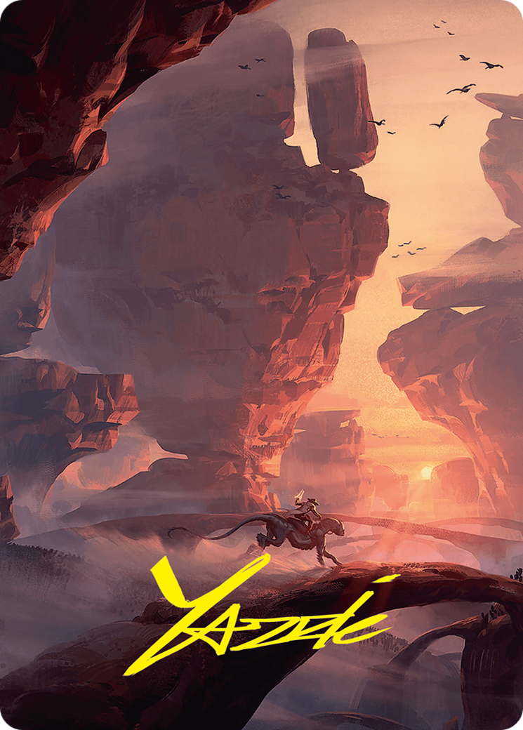 Mountain Art Card (24/54) (Gold-Stamped Signature) [Foundations Art Series] - Magic: The Gathering - Card Brawlers | Quebec | Canada |