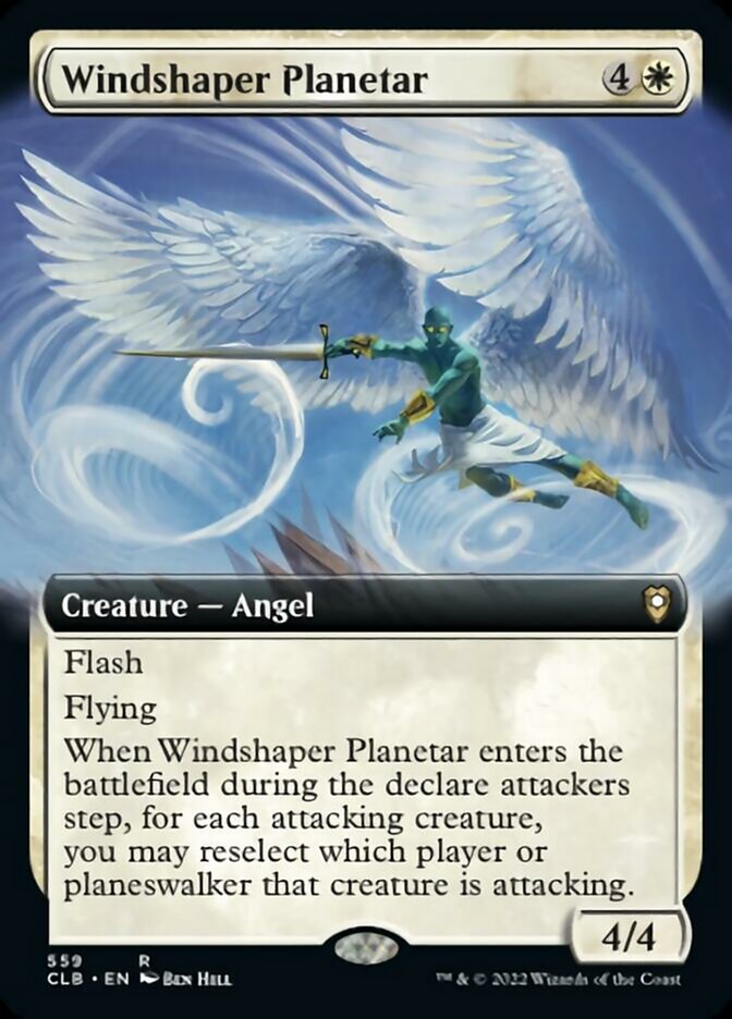 Windshaper Planetar (Extended Art) [Commander Legends: Battle for Baldur's Gate] - Magic: The Gathering - Card Brawlers | Quebec | Canada |