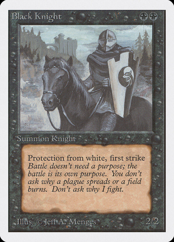 Black Knight [Unlimited Edition] - Magic: The Gathering - Card Brawlers | Quebec | Canada |