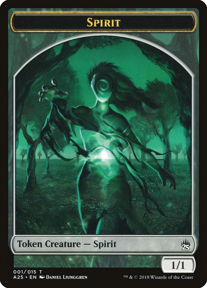 Spirit Token (001/015) [Masters 25 Tokens] - Magic: The Gathering - Card Brawlers | Quebec | Canada |