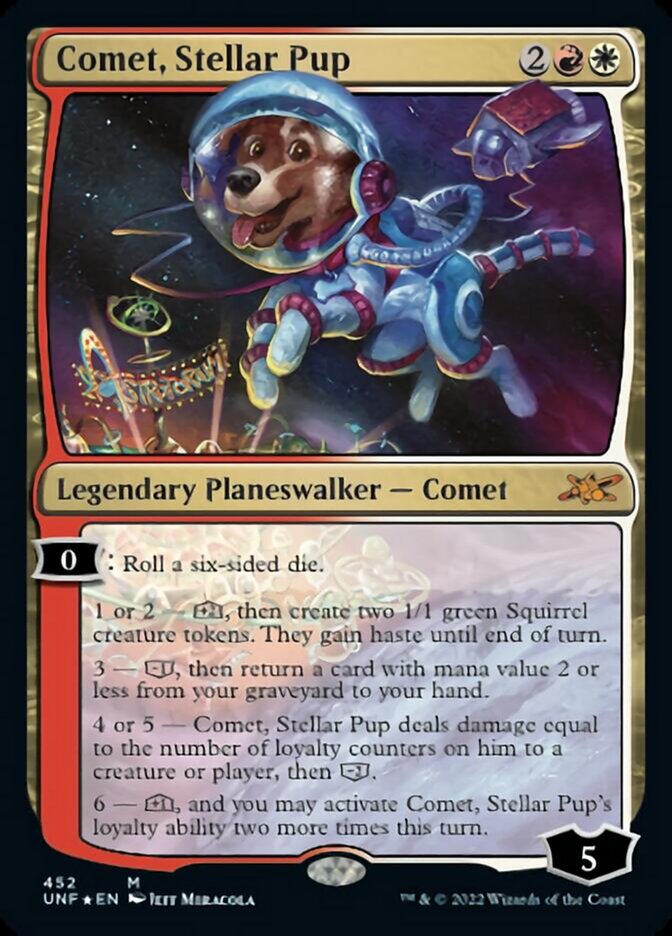 Comet, Stellar Pup (Galaxy Foil) [Unfinity] - Magic: The Gathering - Card Brawlers | Quebec | Canada |