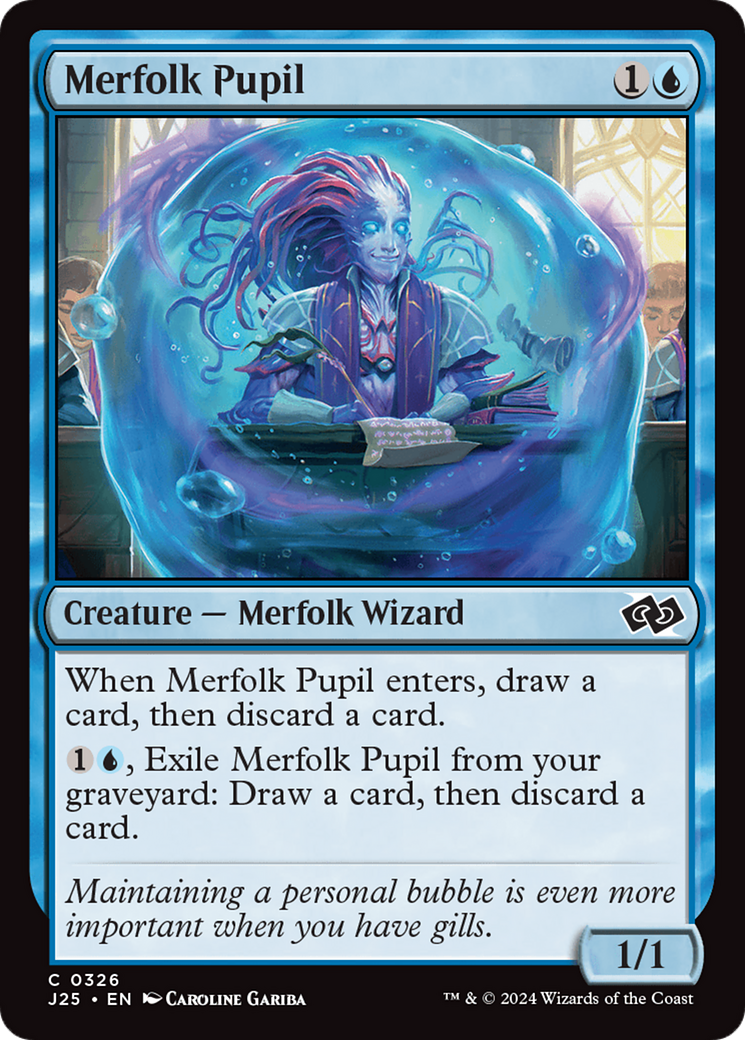 Merfolk Pupil [Foundations Jumpstart] - Magic: The Gathering - Card Brawlers | Quebec | Canada |
