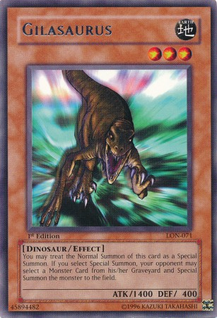 Gilasaurus [LON-071] Rare - Yu-Gi-Oh! - Card Brawlers | Quebec | Canada |