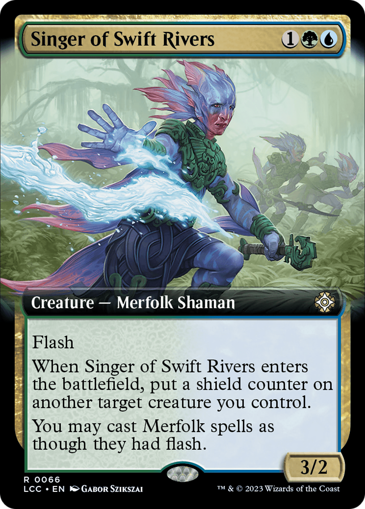 Singer of Swift Rivers (Extended Art) [The Lost Caverns of Ixalan Commander] - Magic: The Gathering - Card Brawlers | Quebec | Canada |