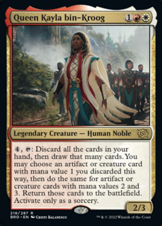 Queen Kayla bin-Kroog [The Brothers' War] - Magic: The Gathering - Card Brawlers | Quebec | Canada |