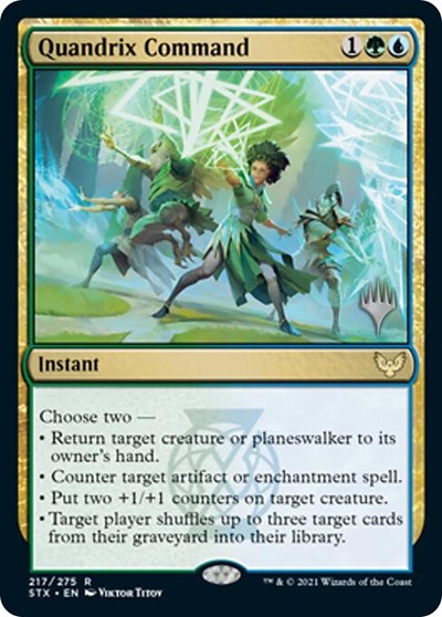 Quandrix Command (Promo Pack) [Strixhaven: School of Mages Promos] - Magic: The Gathering - Card Brawlers | Quebec | Canada |