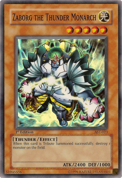 Zaborg the Thunder Monarch [AST-023] Super Rare - Yu-Gi-Oh! - Card Brawlers | Quebec | Canada |