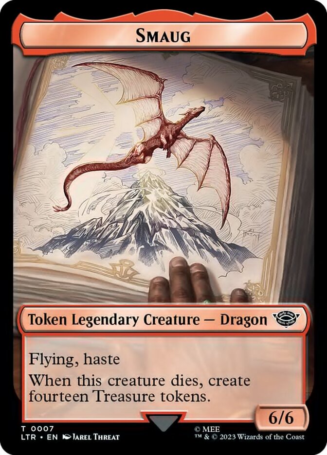 Smaug Token [The Lord of the Rings: Tales of Middle-Earth Tokens] - Magic: The Gathering - Card Brawlers | Quebec | Canada |