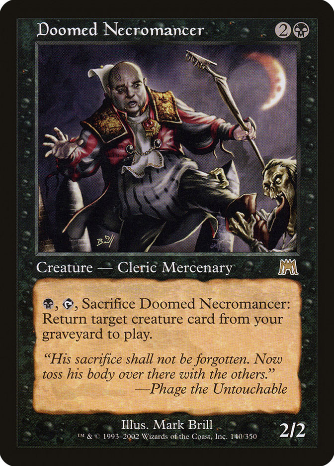 Doomed Necromancer [Onslaught] - Magic: The Gathering - Card Brawlers | Quebec | Canada |