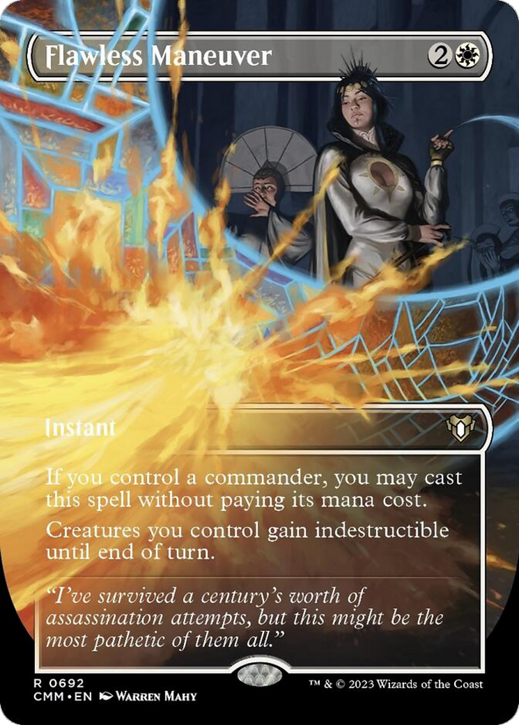 Flawless Maneuver (Borderless Alternate Art) [Commander Masters] - Magic: The Gathering - Card Brawlers | Quebec | Canada |