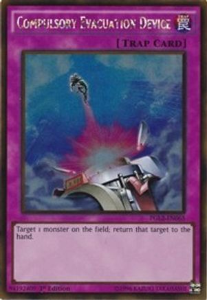 Compulsory Evacuation Device [PGL2-EN065] Gold Rare - Yu-Gi-Oh! - Card Brawlers | Quebec | Canada |