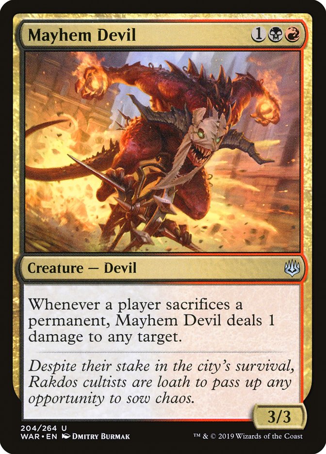 Mayhem Devil [War of the Spark] - Magic: The Gathering - Card Brawlers | Quebec | Canada |