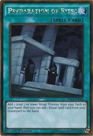 Preparation of Rites [PGL2-EN054] Gold Rare - Yu-Gi-Oh! - Card Brawlers | Quebec | Canada |
