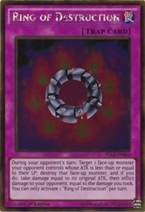 Ring of Destruction [PGL2-EN063] Gold Rare - Yu-Gi-Oh! - Card Brawlers | Quebec | Canada |
