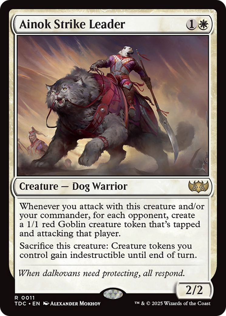 Ainok Strike Leader [Tarkir: Dragonstorm Commander] - Magic: The Gathering - Card Brawlers | Quebec | Canada |