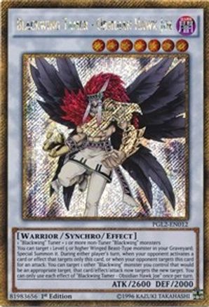 Blackwing Tamer - Obsidian Hawk Joe [PGL2-EN012] Gold Secret Rare - Yu-Gi-Oh! - Card Brawlers | Quebec | Canada |