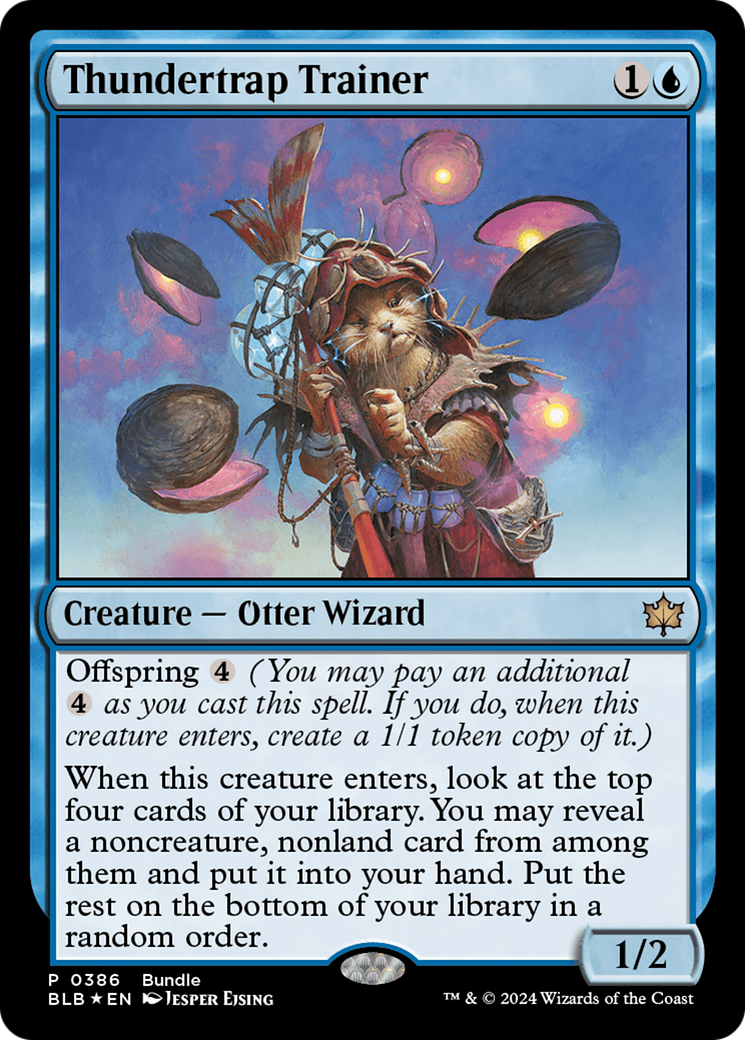 Thundertrap Trainer [Bloomburrow Promos] - Magic: The Gathering - Card Brawlers | Quebec | Canada |