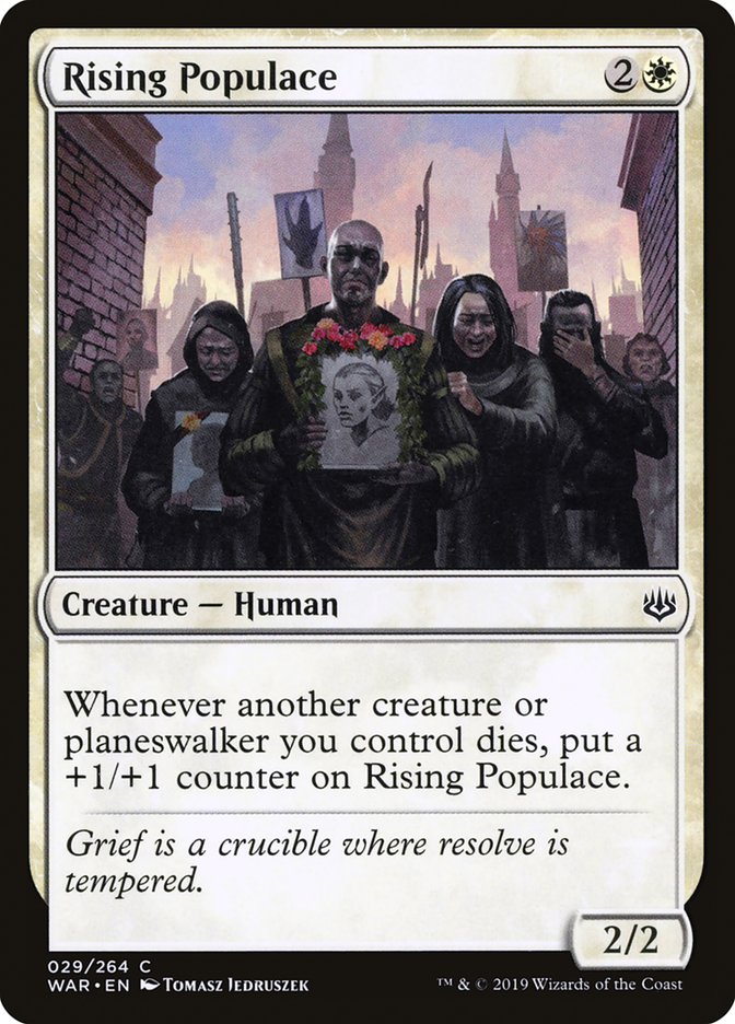 Rising Populace [War of the Spark] - Magic: The Gathering - Card Brawlers | Quebec | Canada |