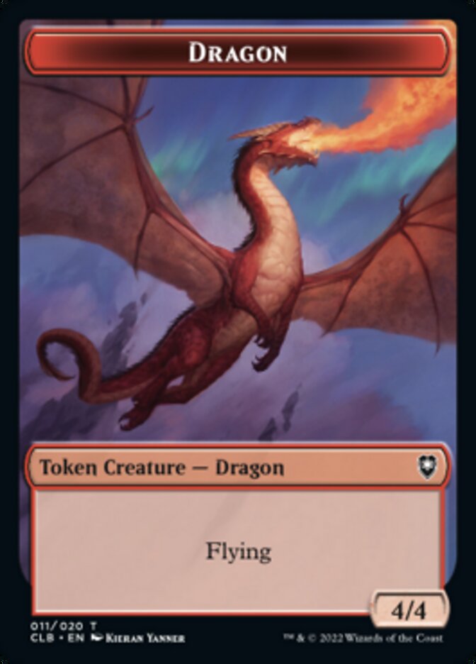 Dragon Token [Commander Legends: Battle for Baldur's Gate Tokens] - Magic: The Gathering - Card Brawlers | Quebec | Canada |