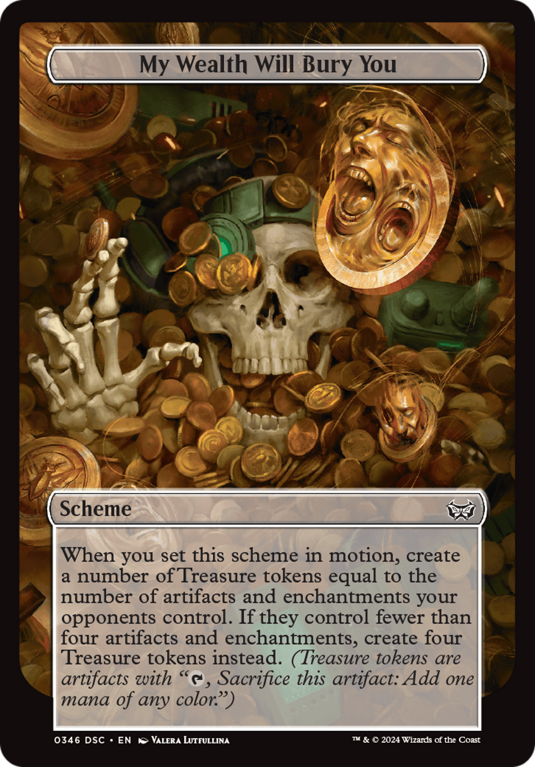 My Wealth Will Bury You (Full Art) [Duskmourn: Archenemy] - Magic: The Gathering - Card Brawlers | Quebec | Canada |