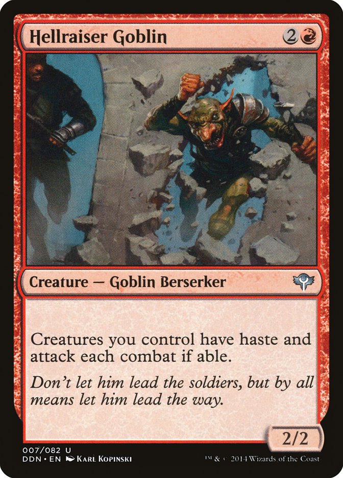 Hellraiser Goblin [Duel Decks: Speed vs. Cunning] - Magic: The Gathering - Card Brawlers | Quebec | Canada |