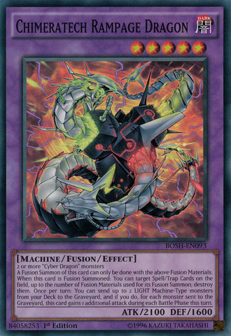 Chimeratech Rampage Dragon [BOSH-EN093] Super Rare - Yu-Gi-Oh! - Card Brawlers | Quebec | Canada |