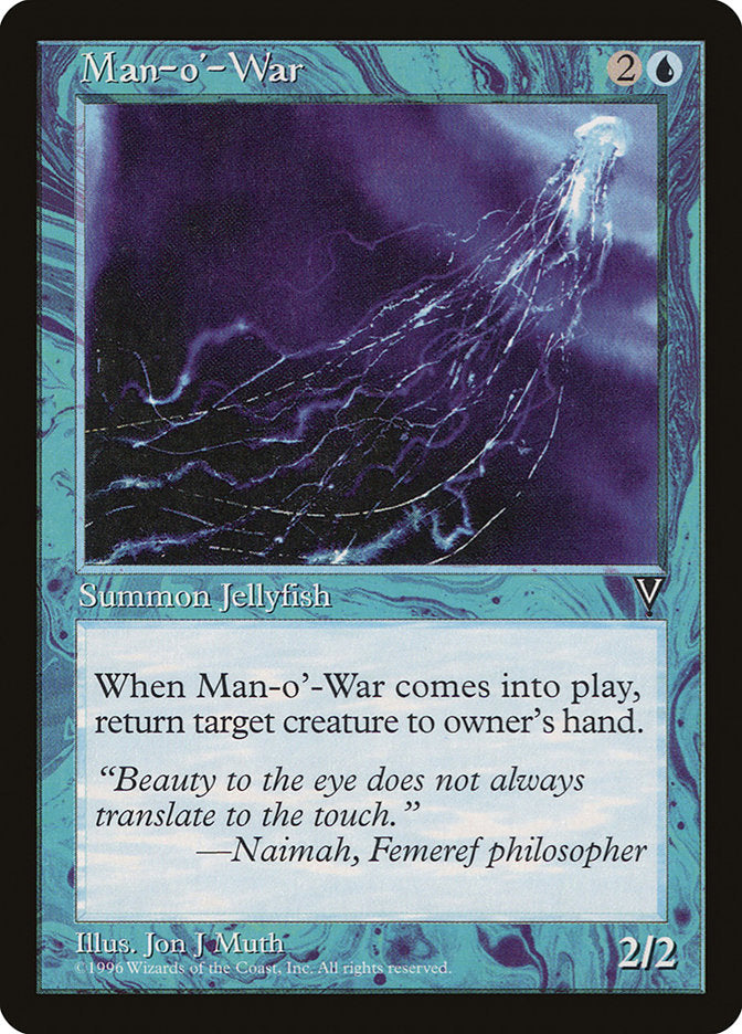 Man-o'-War [Visions] - Magic: The Gathering - Card Brawlers | Quebec | Canada |