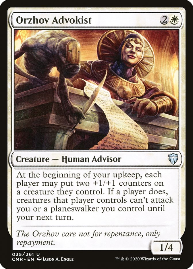 Orzhov Advokist [Commander Legends] - Magic: The Gathering - Card Brawlers | Quebec | Canada |