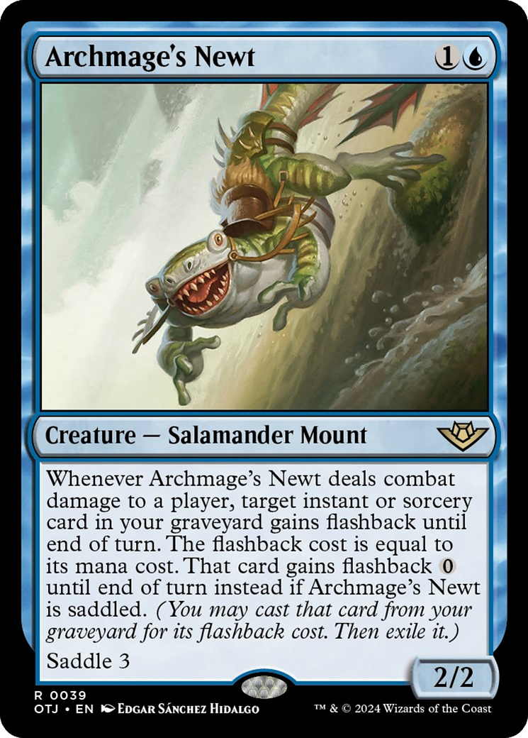 Archmage's Newt [Outlaws of Thunder Junction] - Magic: The Gathering - Card Brawlers | Quebec | Canada |