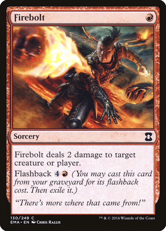 Firebolt [Eternal Masters] - Magic: The Gathering - Card Brawlers | Quebec | Canada |