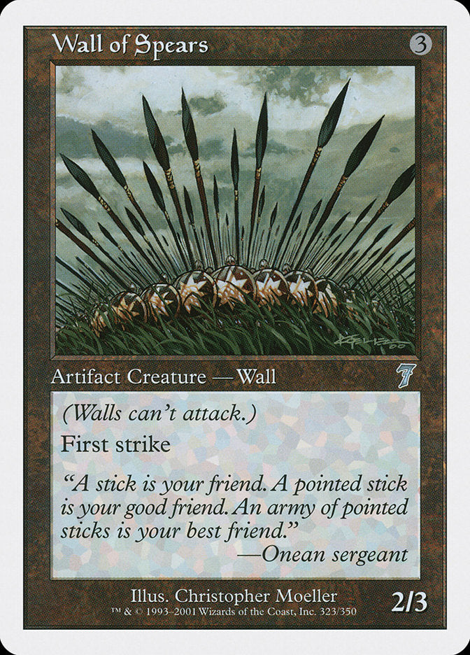 Wall of Spears [Seventh Edition] - Magic: The Gathering - Card Brawlers | Quebec | Canada |
